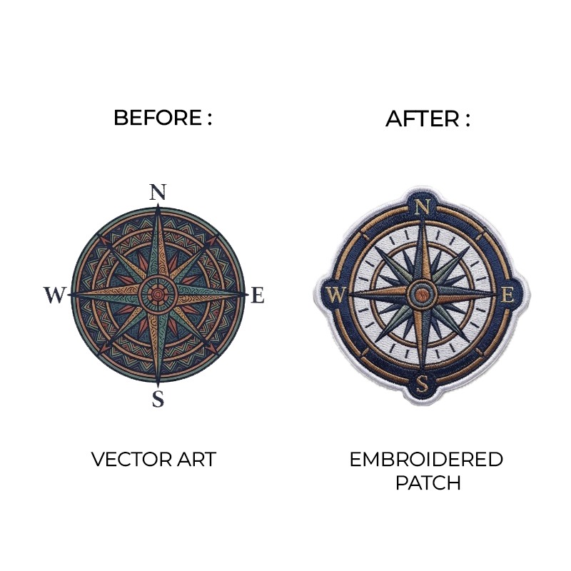 NexgenStitches portfolio — 3 — embroidery sew-out sample